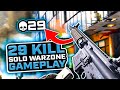 29 KILL SOLO FAST PACE GAMEPLAY!! M4A1 BEST WARZONE GUN (Modern Warfare Warzone)