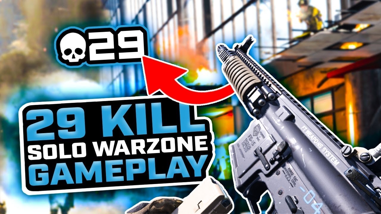 29 KILL SOLO FAST PACE GAMEPLAY!! M4A1 BEST WARZONE GUN (Modern Warfare Warzone)