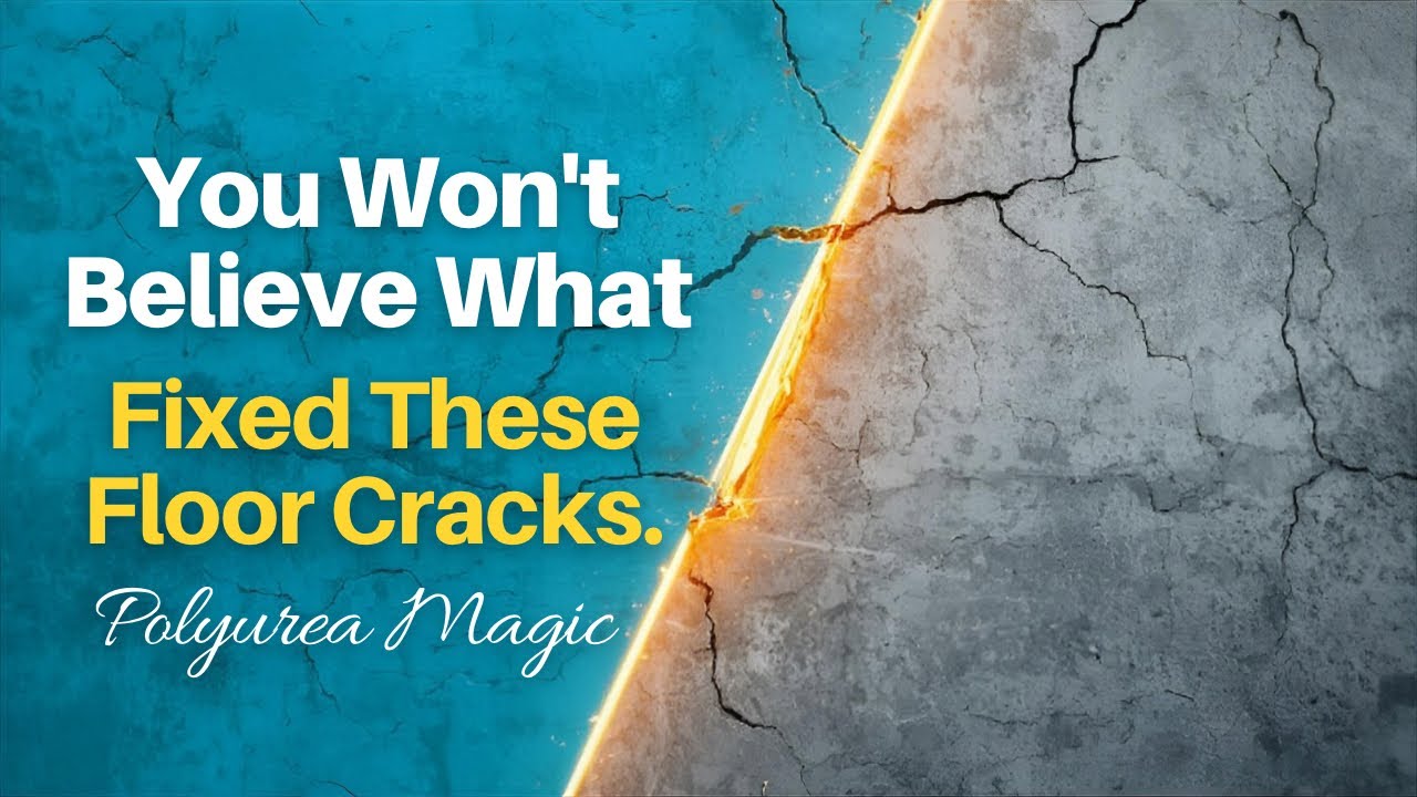 You Won’t Believe What Fixed These Floor Cracks 😳 (Polyurea Magic)