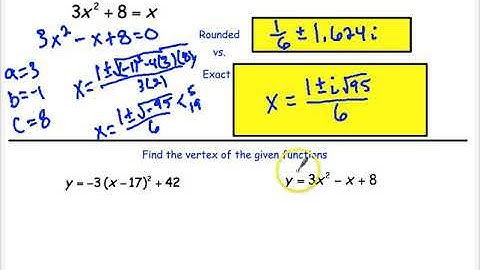 Finding Quadratic roots on TI Nspire