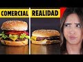 COMIDA EN COMERCIALES VS LA VIDA REAL | Mariale