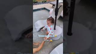 Its Mommys Turn To Swim With Daddy