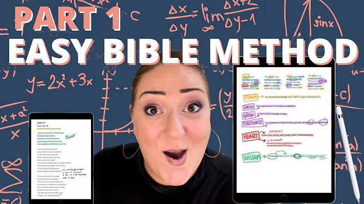 PSALM 90 How I study the Bible VERSE MAPPING (part...