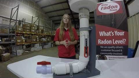 Radon System Basics-U tube Manometer