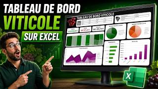 Créer un tableau de bord viticole interactif | EXCEL