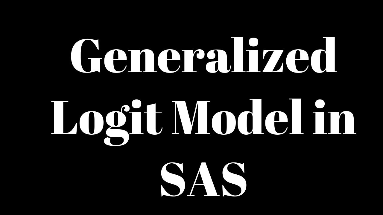 Generalized Logit Model | Logistic Regression | Data science
