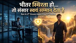 🔱 Sun in 4th House: Inner Stability, Power & the Truth Behind Real Success | चतुर्थ भाव में सूर्य 🔱