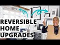 Affordable Temporary Luxury Home Decor Upgrades *Renter Friendly* -You Haven't Heard These Before