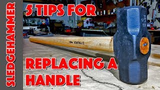 How To Replace A Sledgehammer Or Maul Handle (5 Tips)
