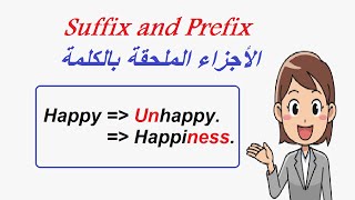 Suffix and Prefix شرح الأجزاء الملحقة بالكلمة