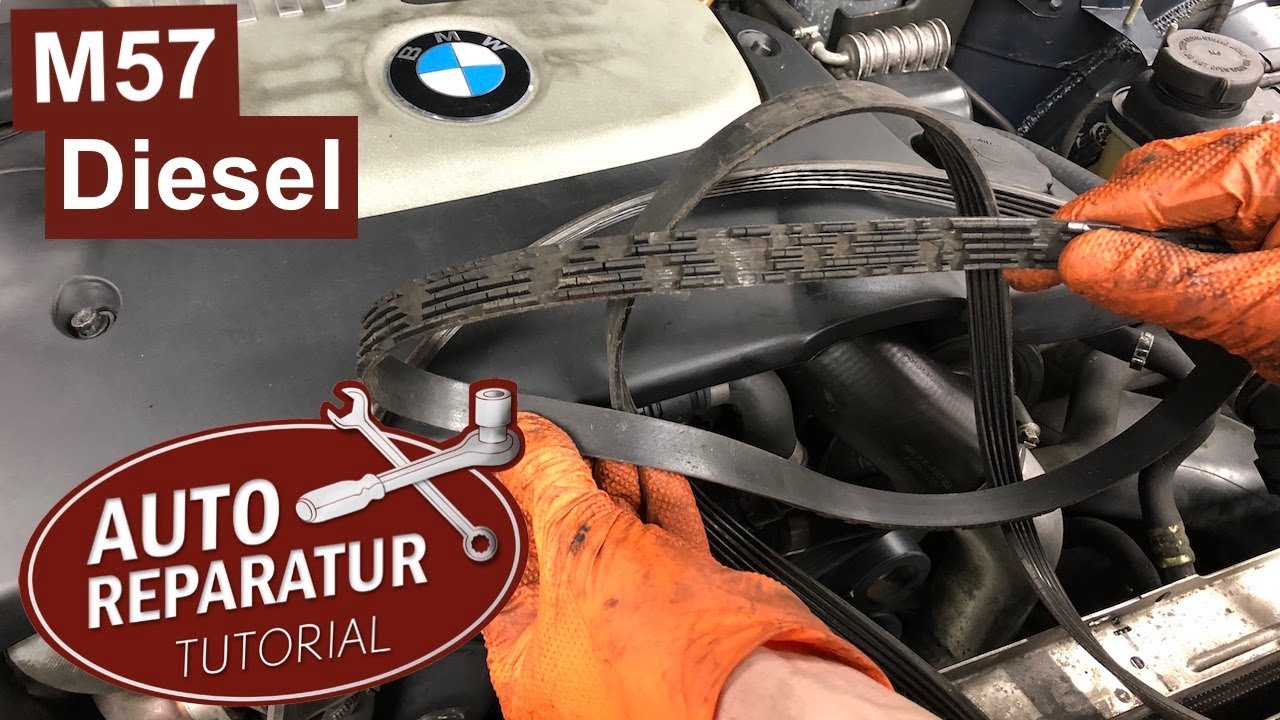 Keilriemen Wechseln Klima Riemen Erneuern Bmw M57 Diy Tutorial Youtube