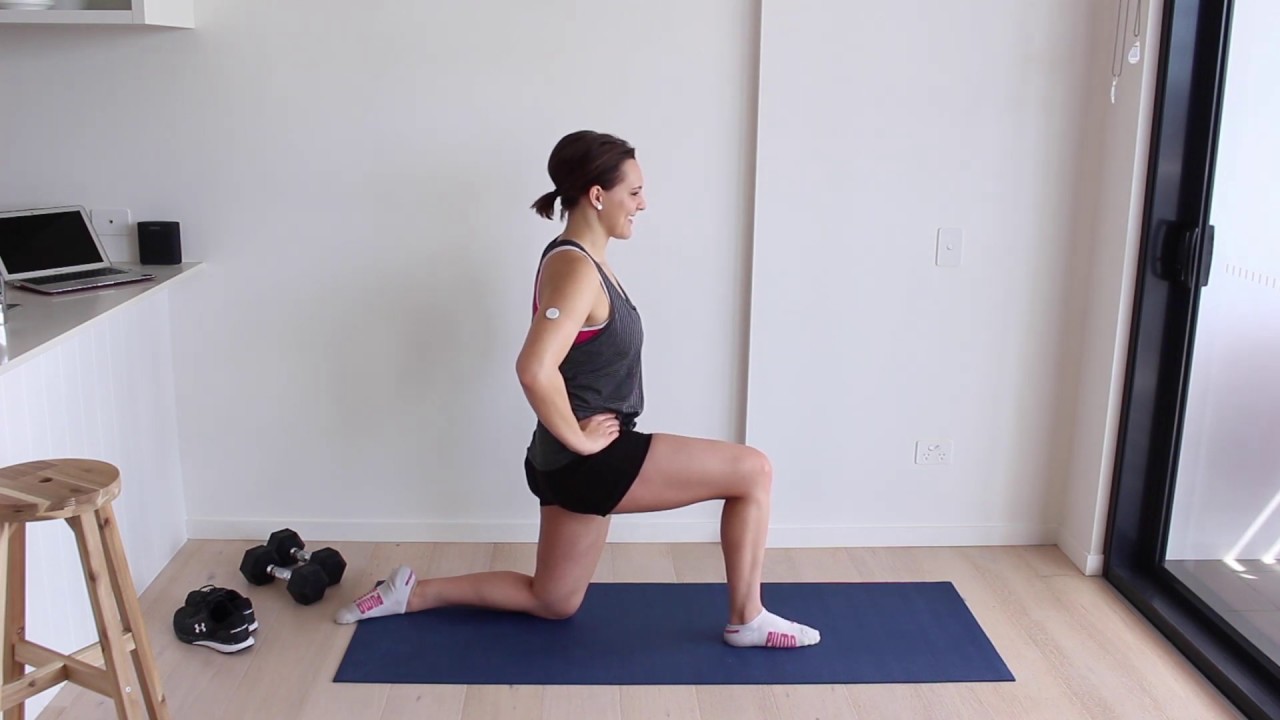 Hip Flexor (Active) Stretch - YouTube