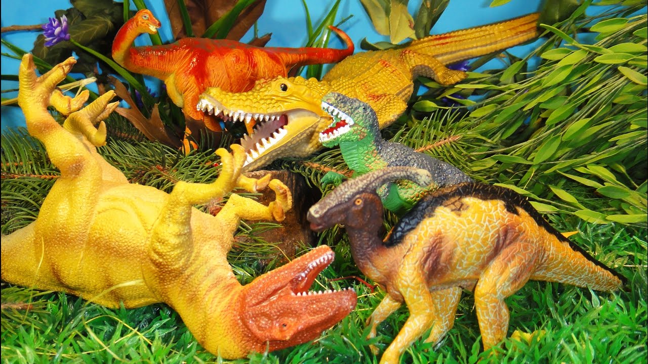 Про динозавров для детей 3 лет. Динозаврики. Только динозавры.