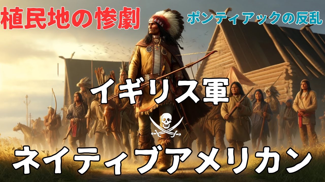 【ポンティアックの反乱】ネイティブアメリカンとイギリス軍との壮絶な戦い YouTube