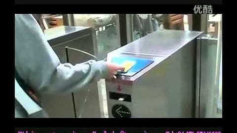 Barcode controller swing barrier gate