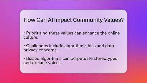 How Can AI Impact Community Values? - Everyday-Networking