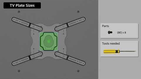 Amazon Basics Full Motion Articulating TV Monitor Wall Mount for 26" to 55" TVs and Flat Panels