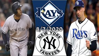 New York Yankees vs Tampa Bay Rays - 8/7/2020