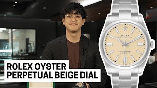 The 2025 Rolex Oyster Perpetual Beige Dial SwissWatchExpo