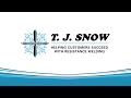 Tj snow company  resistance welding machinery  corporate overview