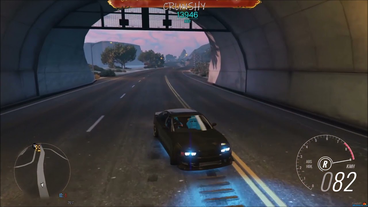 Crunshy × FiveM Drift × NextLevel × back 180/360 train