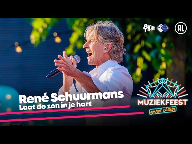 René Schuurmans - Laat de zon in je hart • Muziekfeest op het Plein 2023 // Sterren NL class=