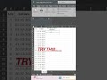 Best Excel Tricks #short #ytshorts