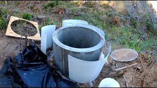 Hand Well Digging - Part 1. Concrete Rings DIY