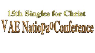 15th CFC Singles for Christ UAE National Conference 2 Days to Go!