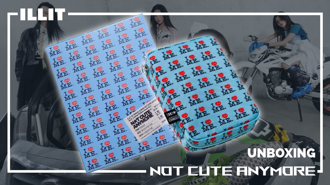 ILLIT | NOT CUTE ANYMORE Album Unboxing (POUCH Version) #illit