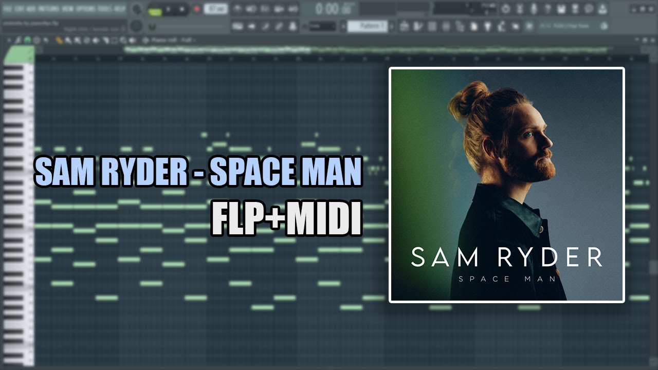 Sam Ryder - Space Man (MIDI + FLP) (FL Studio Piano Tutorial / Cover)