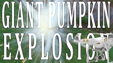 GIANT PUMPKIN EXPLOSION FROM DRONE @Eden Park, Cincinnati