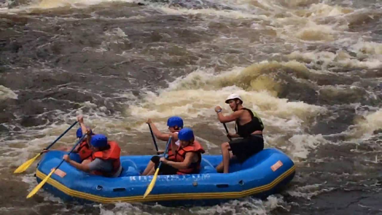 Whitewater Rafting Kosir's Rapid Rafts Menominee River 2015 - YouTube