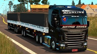 LEAVING CUIABÁ to DOURADOS with ROAD-TRAIN 45t l ETS2 MOD TRUCK l Euro Truck Simulator 2 screenshot 3
