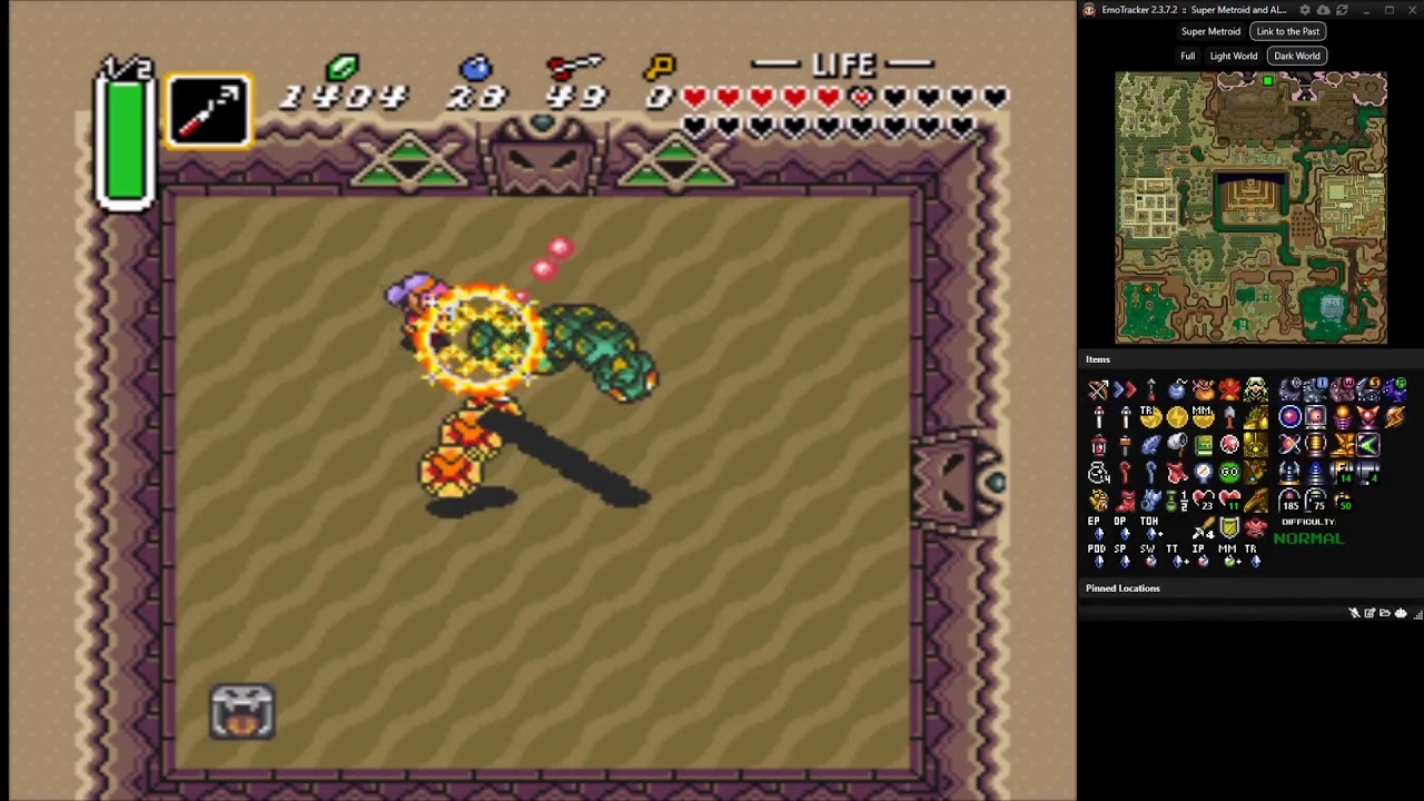 link to the past and super metroid randomizer