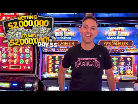 This had me sweating 🔥 Day 55: Betting $2M to WIN $2M