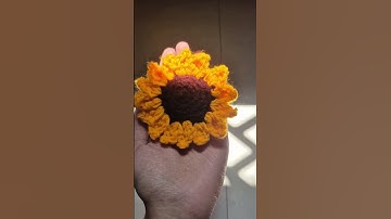 Thumbnail of Just a girl and her crochet 🌼 #song #daisy  #love #crochet #sunflower