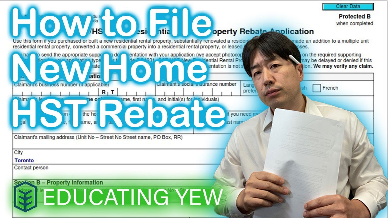 new-condo-hst-rebate-application-tutorial-youtube