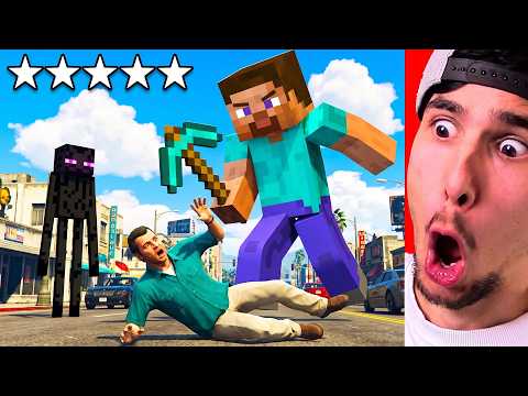 I FORCED GTA V TO BECOME MINECRAFT!!