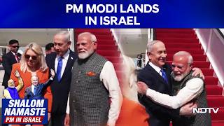 PM Modi In Israel | PM Modi Lands In Israel, Netanyahu Receives Him