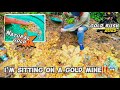 A million-dollar gold deposit revealed after a devastating flash flood #goldrush