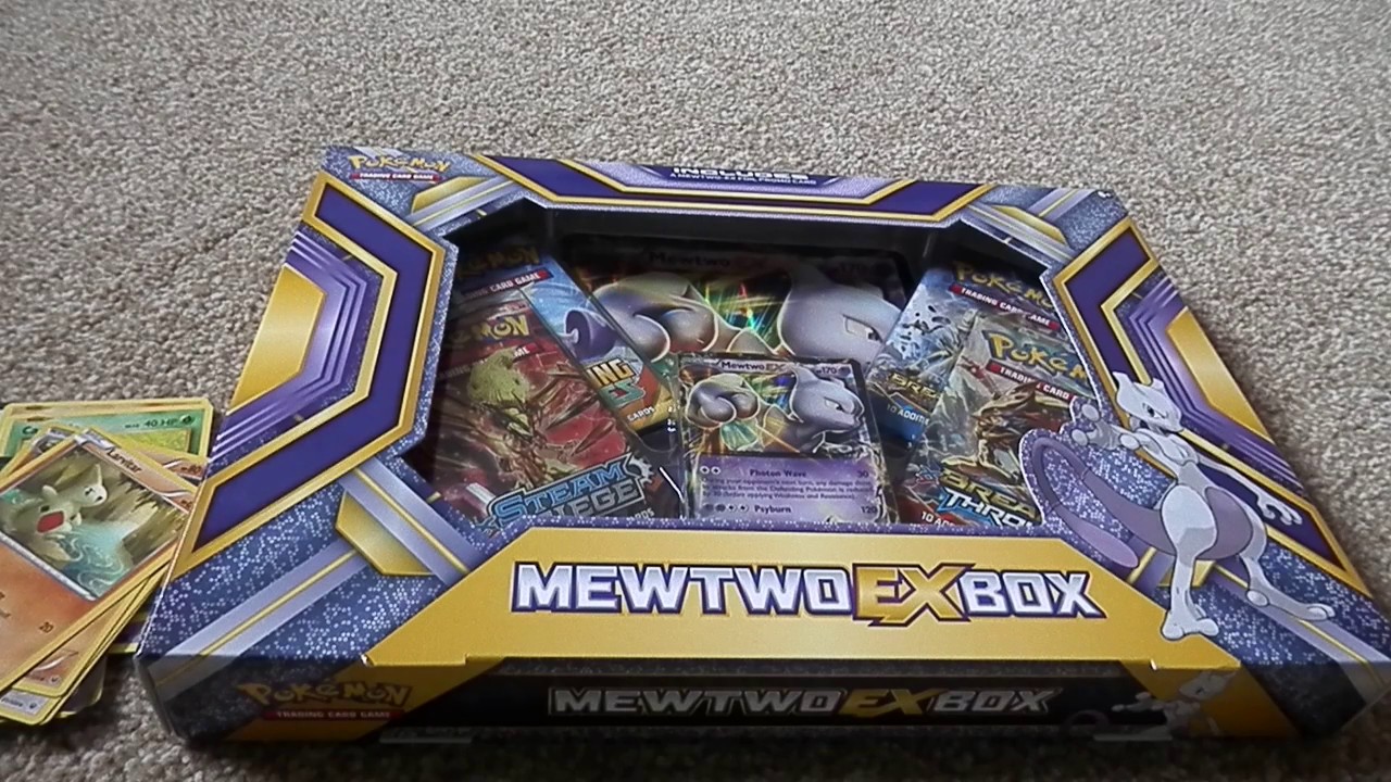Mewtwo EX Pokemon card video - YouTube