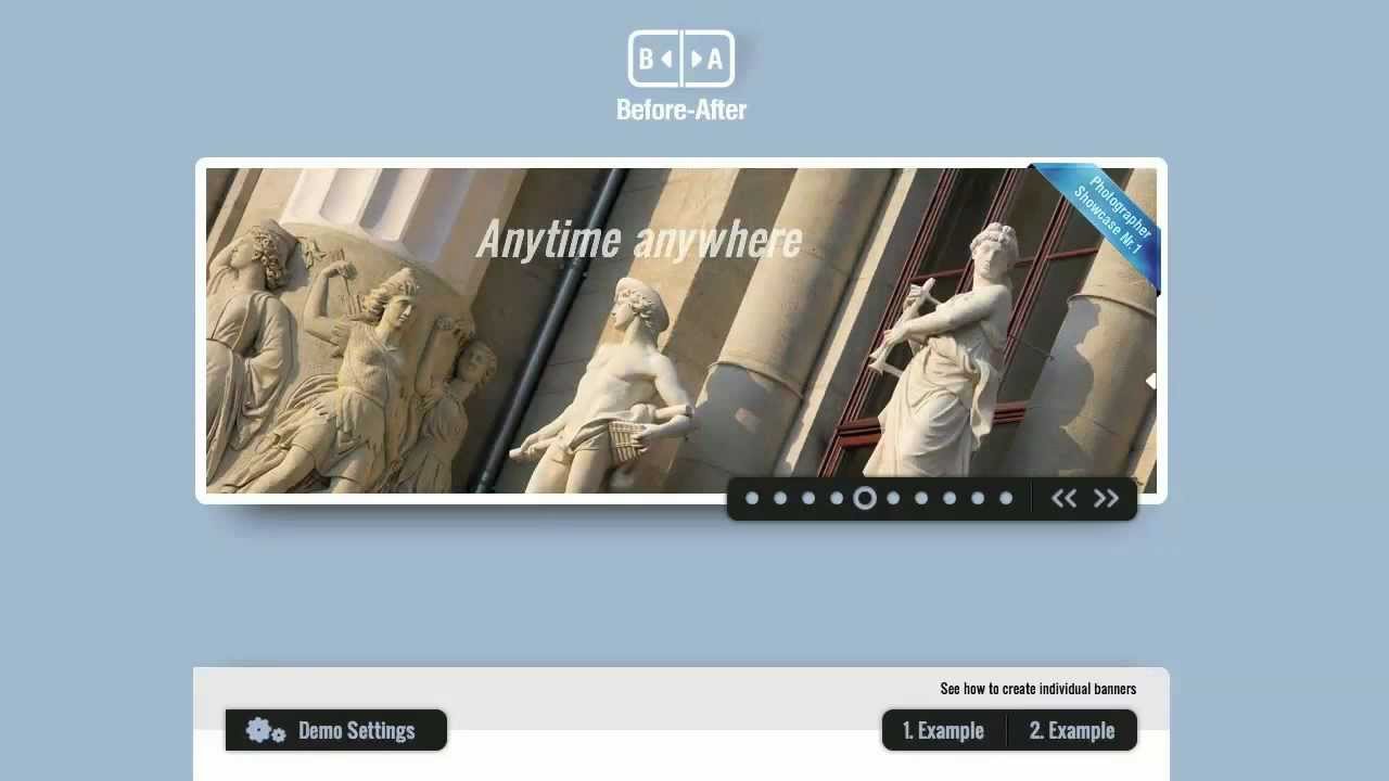 Before After Slider Banner jQuery Plugin YouTube Before After Slider Banner jQuery Plugin YouTube