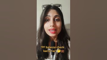 "PF Balance Kaise Check Kare? | EPF Balance Check UAN & Umang App 🔥"
