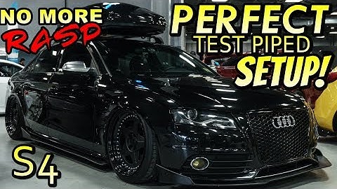 Perfect Test-Piped B8/B8.5 S4/S5 Sound! Magnaflow Resonated X-Pipe Installed!