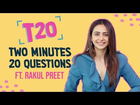 Pinkvilla T20 Rakul Preet Singh answers 20 RAPID FIRE questions in 2 minutes De De Pyaar De