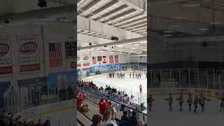 Chicago Steel celebrating their victory over USA NTDP U18