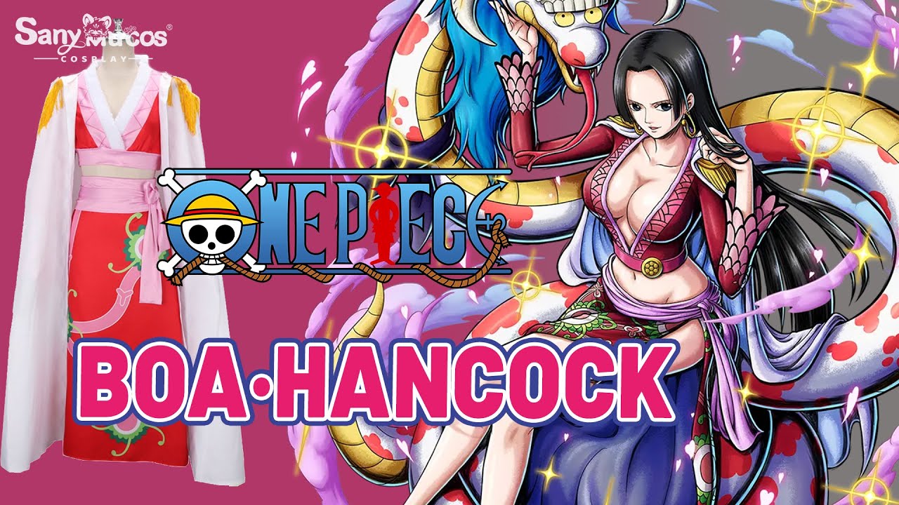 【SanyMuCos】One Piece Boa Hancock Cosplay Costume Detail Show