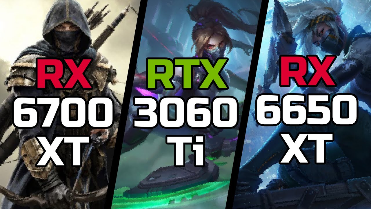 RX 6700 XT vs RTX 3060 Ti vs RX 6650 XT - Test in 20 Games - YouTube