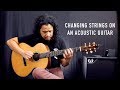 Never pop a Bridge Pin again! | Changing Acoustic Guitar Strings